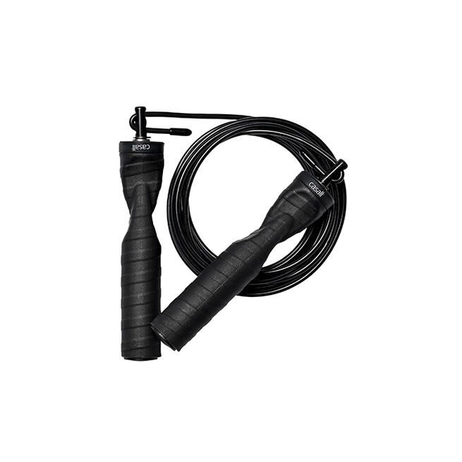 Casall Steel Wire Speed Rope Black Ståltråd Hopprep Svart