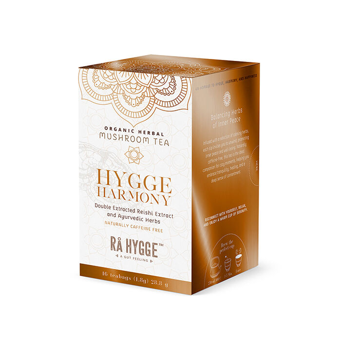 Urtete Hygge Harmony med Reishi ekstrakt 16 poser &Oslash;KO