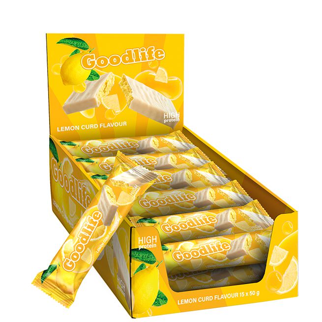 15 x Goodlife 50 g Lemon Curd 15 x Proteinbar 50 g Lemon Curd (NEW!)