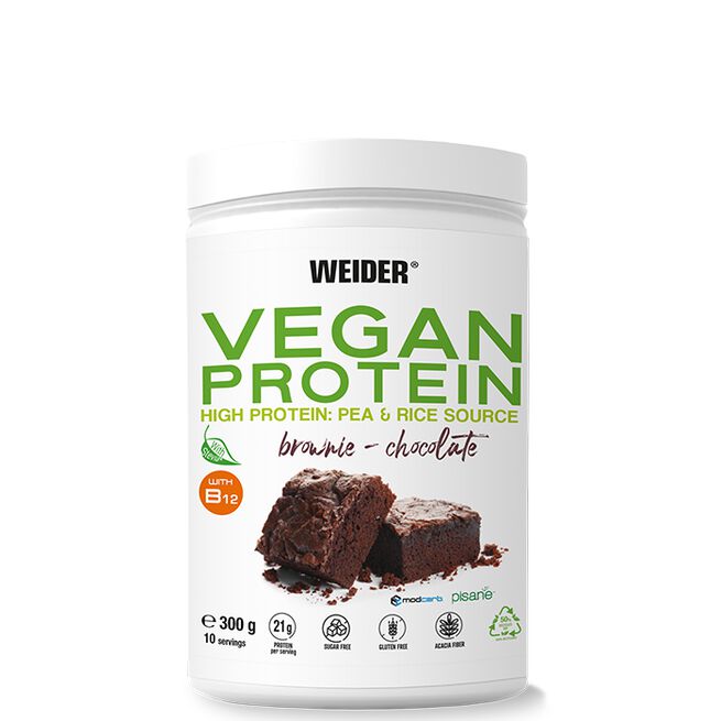 Weider Vegan Protein 300 g Chocolate Vege Protein Vegansk Proteinpulver 300 g Chocolate