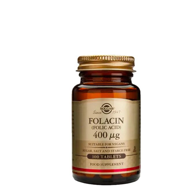 Folic Acid 400 mcg, 100 tabletter Folsyre 400 mcg 100 tabletter