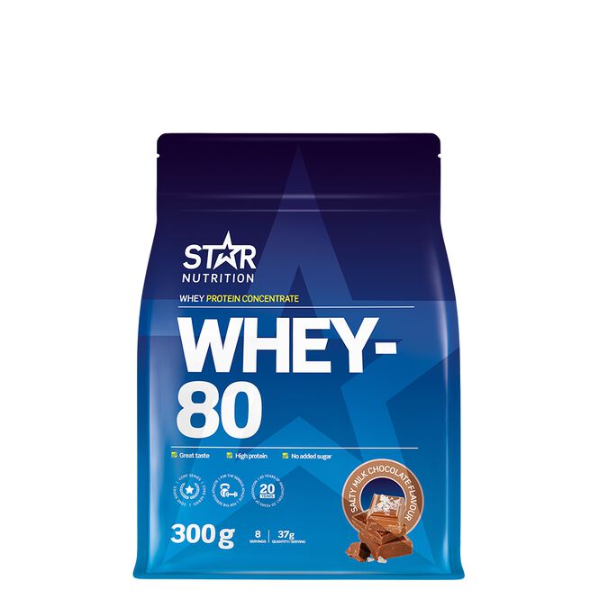 Whey-80, 1 kg, Salty Milk Chocolate Whey-80 Myseprotein 1 kg Salty Milk Chocolate