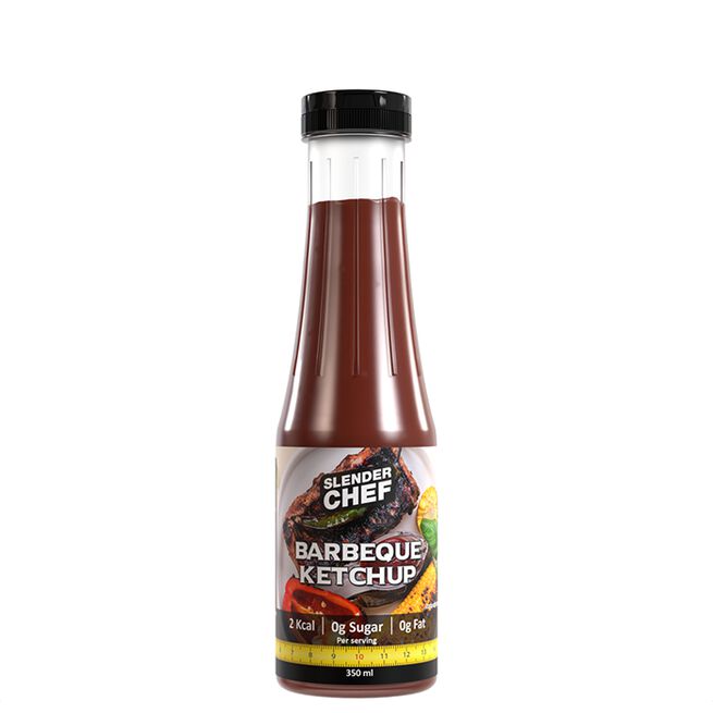 BBQ Ketchup, 350ml Slender Chef Lavkalorisaus 350 ml BBQ Ketchup