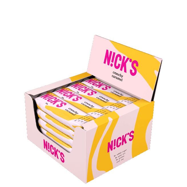 Nicks Crunchy Caramel 21 x NICKS Sjokoladebarer 28 g Crunchy Caramel Caramel