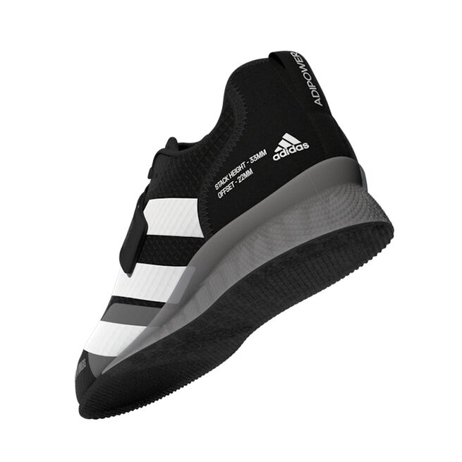 Adidas Adipower Weightlifting III, Black/White/Grey, 36  Adipower Weightlifting 3 Sko Svart/Hvit/Grå