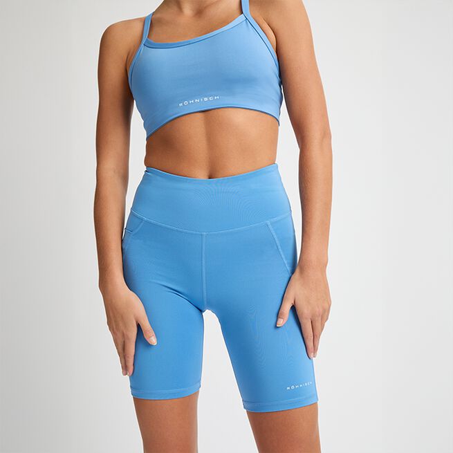 Flattering High Waist Bike Tights, Pacific Coast, XL Sykkelshorts Blå