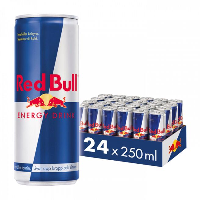 24 x Red Bull Energidryck, 250 ml, Original 24 x Red Bull Energidrikk 250 ml Original Original