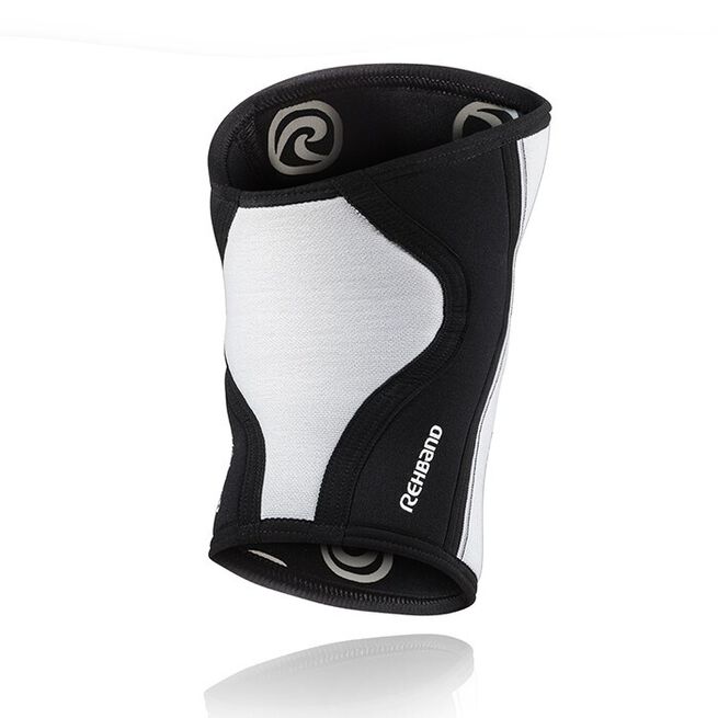RX Knee Sleeve, 7mm, White/Black, XS  RX Knestøtte 7mm Hvit/Svart