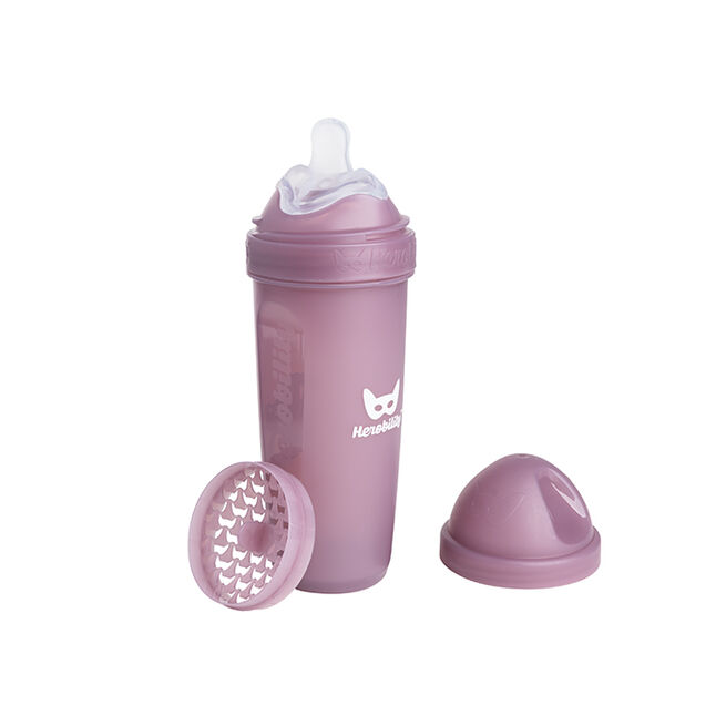 Baby Bottle 340ml/12oz LT Howthorn Rose Smokkflaske 340 ml Lilla