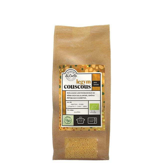 Da Carla Ekologisk Legym Cous Cous 300 g Økologis Legym Couscous 300 g