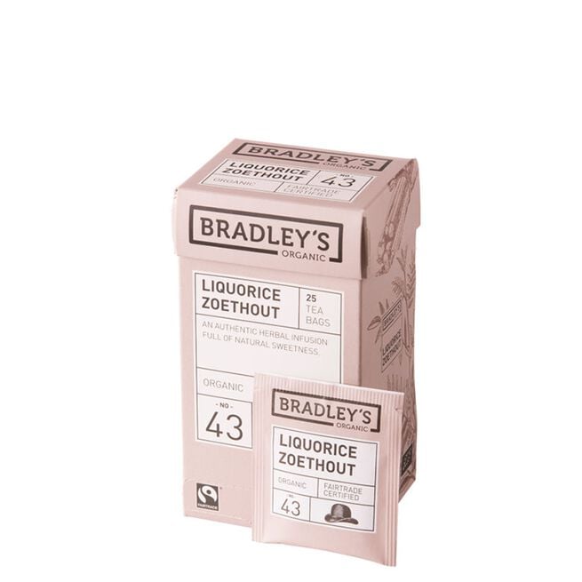 Bradley´s Svart Te Lakrits 30 g