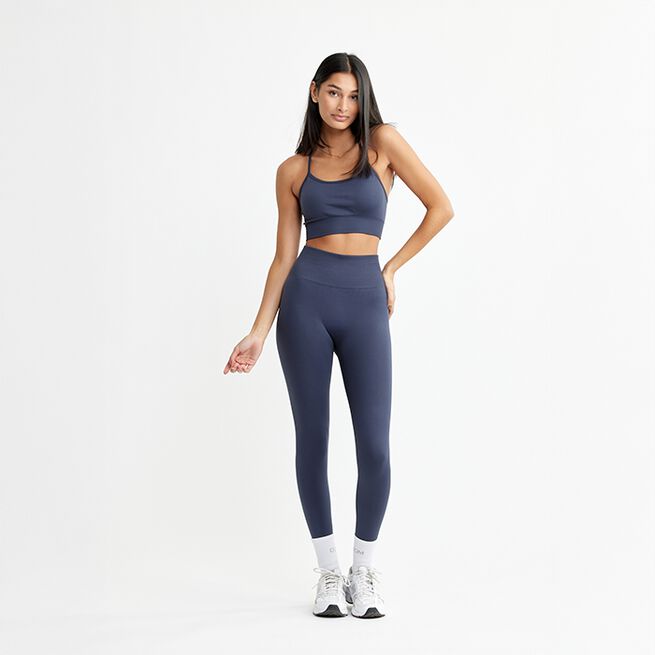 Signature Seamless Tights, Dark Blue, XS  Treningstights Mørkeblå