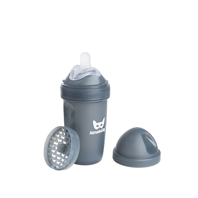 Baby Bottle 240ml/8,5oz LT Iron Blue Smokkflaske 240 ml Blå