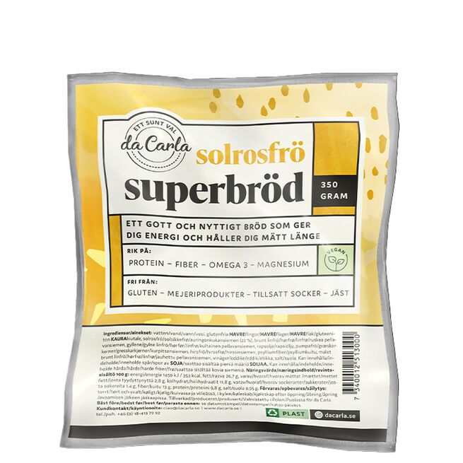Superbrød Solsikke, 360 g Superbrød Solsikke, 350 g