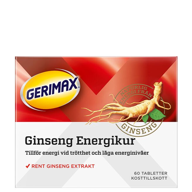 Ginseng Energikur 60 tabletter Ginseng Energikur, 60 tabletter