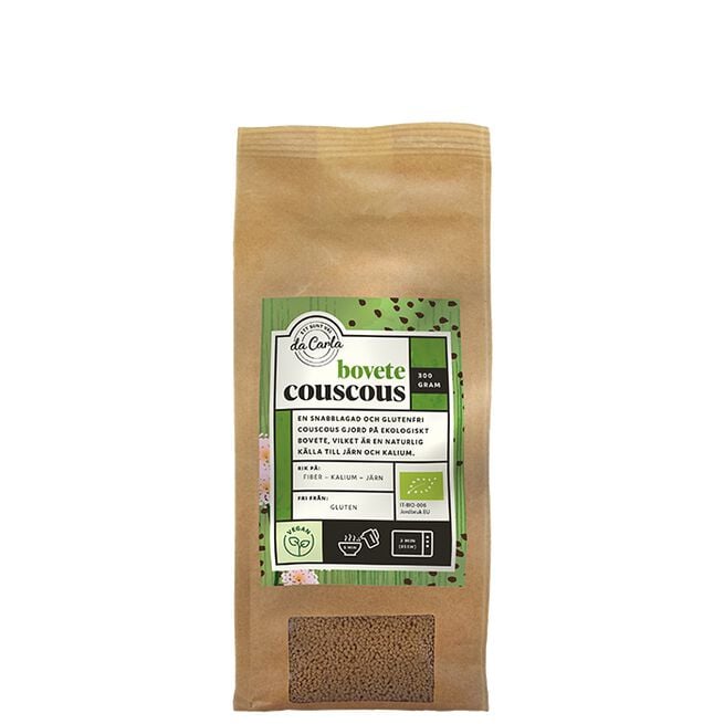 Da Carla Ekologisk Bovete Cous Cous 300 g Økologisk Bokhvete Couscous 300 g