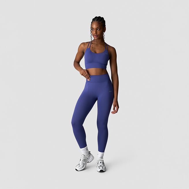 Define Seamless Sports Bra, Dark Slate Blue, L  Define Seamless Sport-bh Mørkeblå
