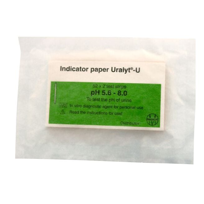 pH-indikatorpapirer 5,6-8.0, 100 remser pH-indikatorpapirer