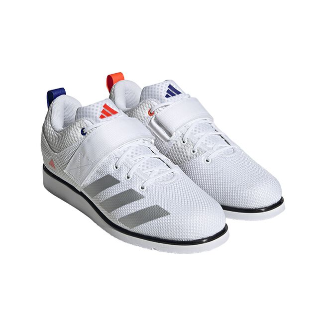 Adidas Powerlift 5, White/Silver, 40 2/3  Powerlift 5 Sko Hvit Sølv