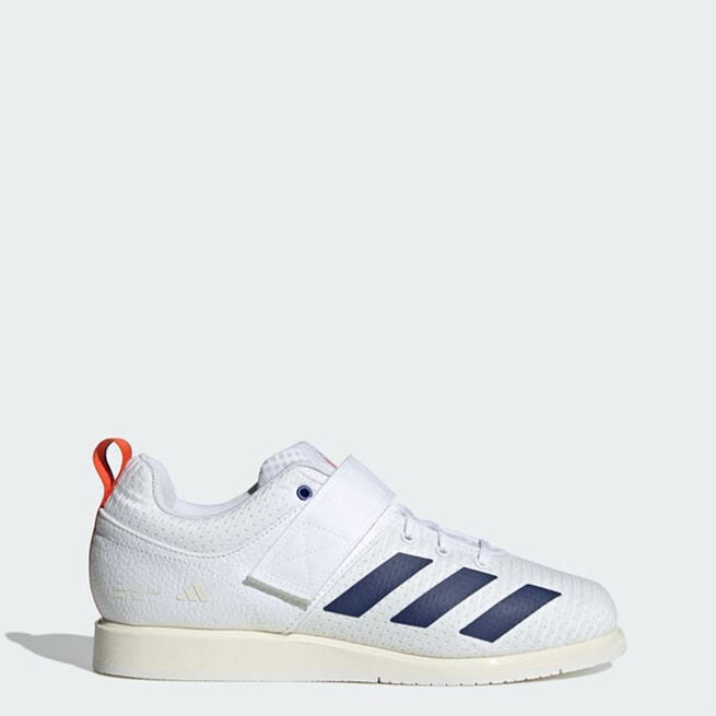Adidas Powerlift 5 White/Dark Blue, 38 Powerlift 5 Sko Hvit Mørkeblå