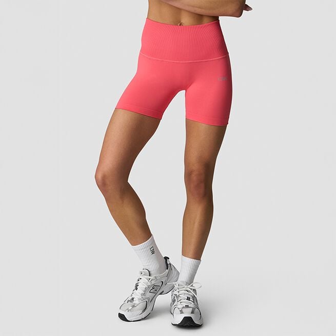 Define Seamless Pocket Shorts, Dark Pink Peach, L  Define Sømløse Shorts Rosa