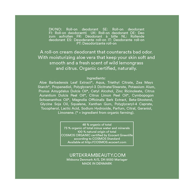 Wild Lemongrass Deo 50 ml  Wild Lemongrass Deo, 50 ml