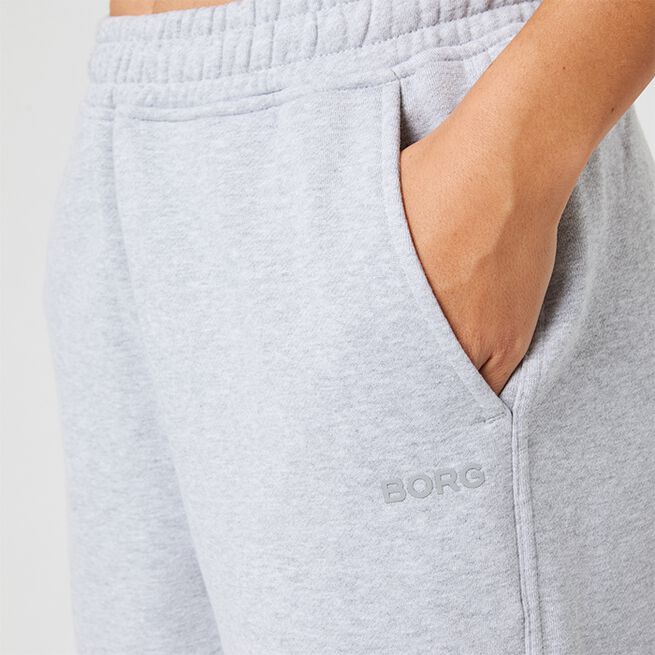 Studio Oversized Straight Sweatpants, Light Grey Melange, L  Studio Oversized Straight Sweatpants Grå