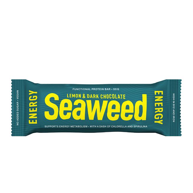 Seaweed Energy Protein Bar Fresh Lemon 50 g Seaweed Energy Protein Bar Fresh Lemon 50 g