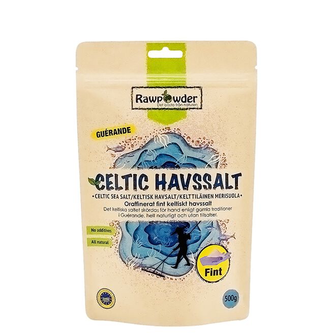 Rawpowder Celtic Havssalt Fint 500 g Celtic Sea Salt Fint 500 g
