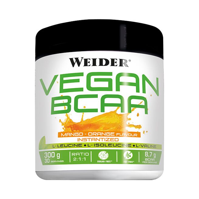 Vegan BCAA,300g, Mango-Orange Vegansk BCAA 300 g Mango-orange