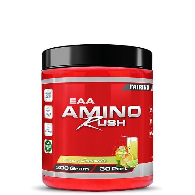 Amino Rush, 300 g, Lemonade Amino Rush, 300 g (3 smaker) Lemonade