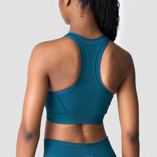 ICIW Endurance Seamless Sports Bra, Teal Endurance Seamless Sports-BH Blå