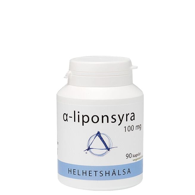Alfa-Liponsyre (ALA) 100 mg, 90 kapsler Alfa-Liponsyre 100 mg 90 kapsler