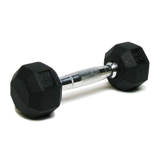 Deluxe Rubber Dumbbell 13,6 kg  Deluxe Gummi Manual