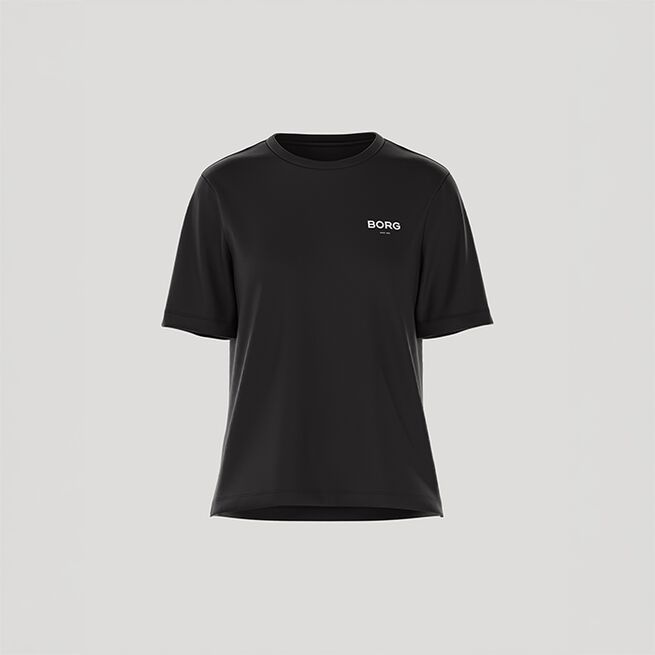 Borg Essential Active T-shirt, Black Beauty, L Essential Active T-skjorte Svart