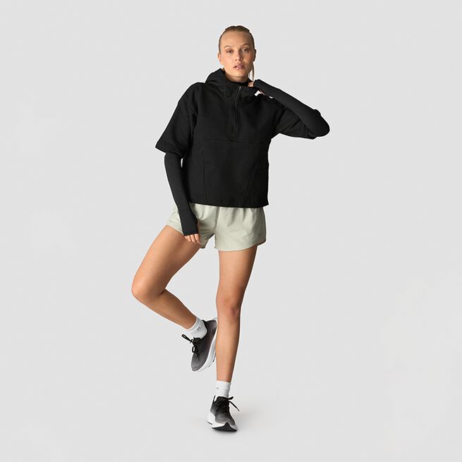 ICIW Mirage Mid Sleeve Hoodie Wmn, Black Mirage Mid Sleeve Hoodie Wmn, Black