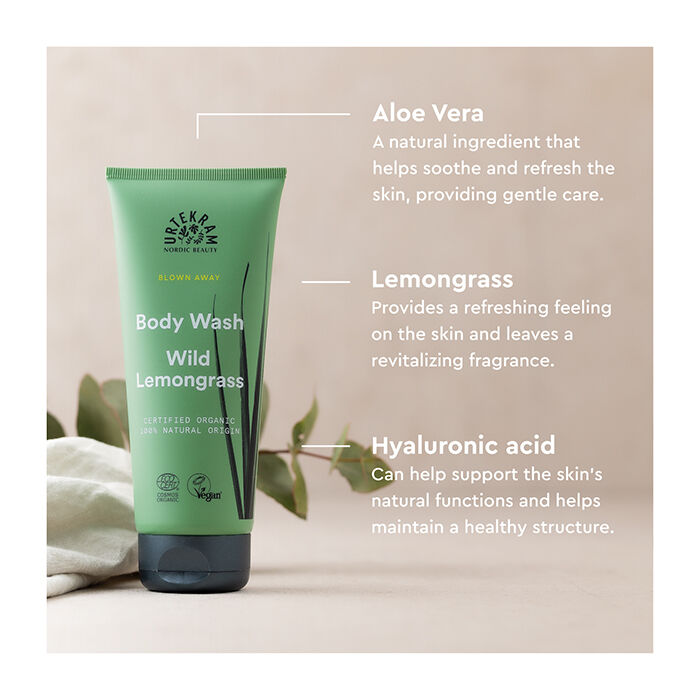 Blown Away Wild Lemongrass Body Wash, 200 ml