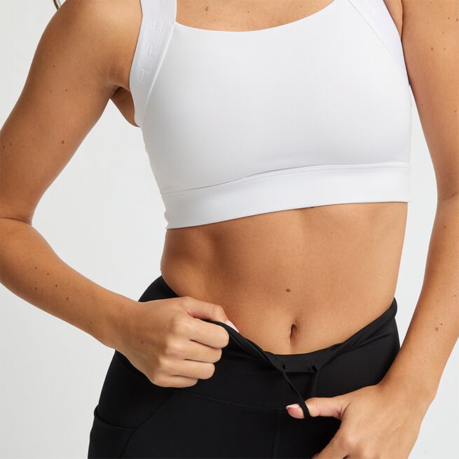 Flattering High Waist Capri Tights, Black, S  Capri Tights Svart