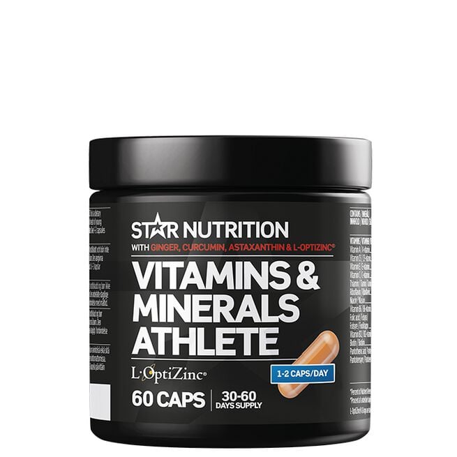 Star nutrition Vitamins & minerals athlete Ultimate Vitamins & Minerals Athlete 60 kapsler