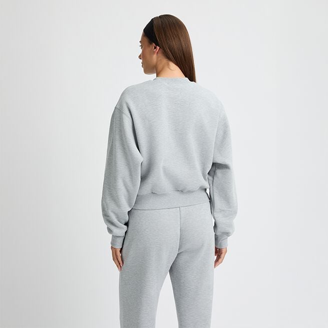 Soft Sweatshirt, Grey Melange, L  Collegegenser Grå