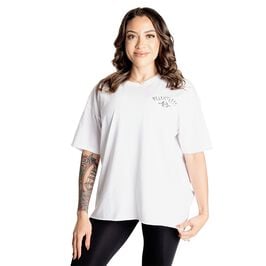 Better Bodies Relentless Oversize Tee, White Relentless Oversized T-skjorte Hvit