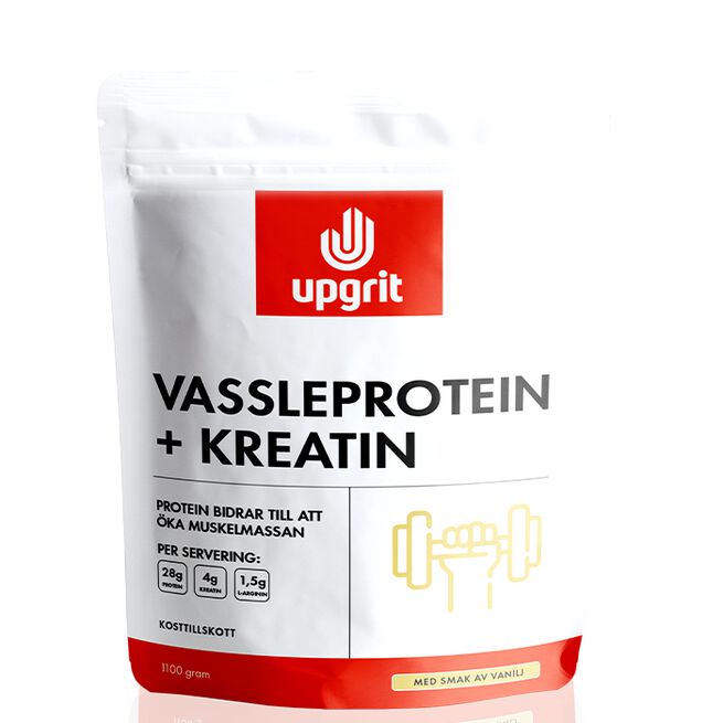 Myseprotein + Kreatin Vanilje 1100 g Myseprotein + Kreatin 1100 g Vanilje