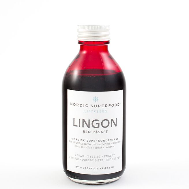 Rawjuice Koncentrat Lingon 195 ml  Råjuicekonsentrat tyttebær 195 ml