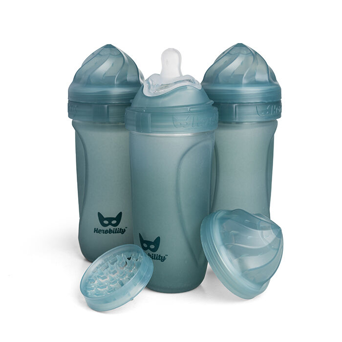 Smokkflasker Bl&aring; 320 ml 3-pakning