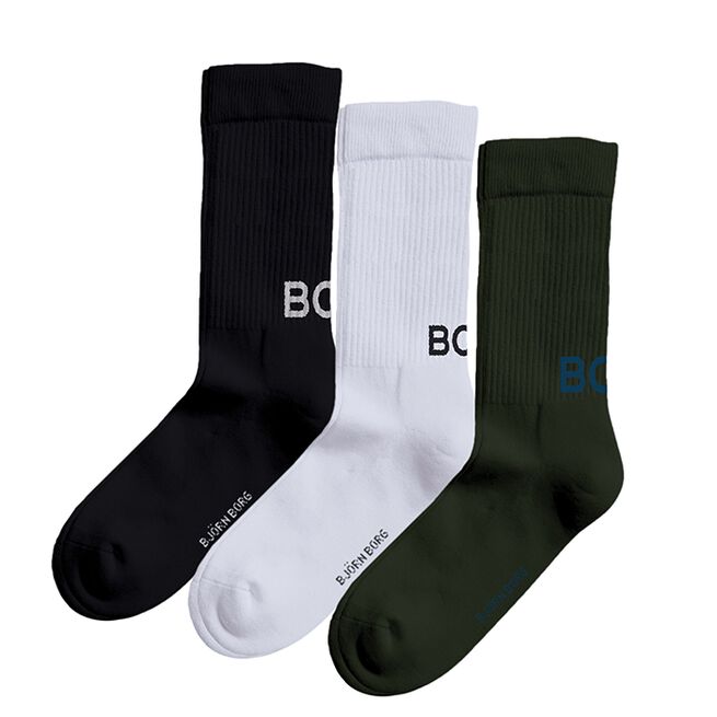 3-Pack Core Crew Polyamide Sock, Multipack, 41-45 3-Pack Core Crew Polyamide Sock, Multipack, 41-45