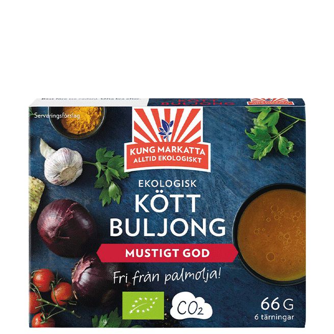  Köttbuljong Tärning EKO, 6-pack