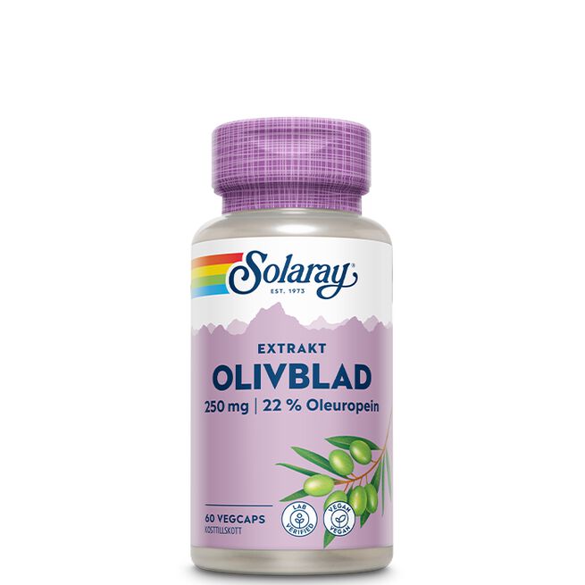 Solaray Olivblad 60 kapslar Olivblad 60 kapsler