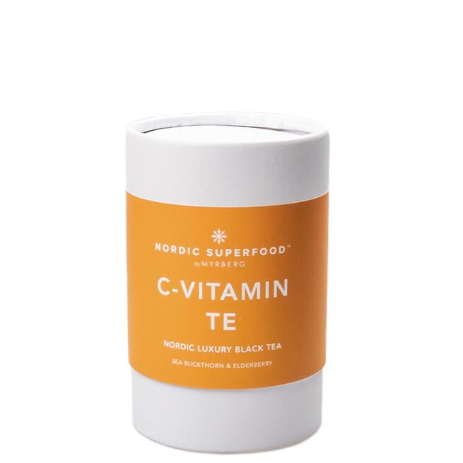 Te C-vitamin Svart med Havtorn & Fläderblomma 80 g Te Vitamin C - Svart med havtorn og hylleblomst 80 g