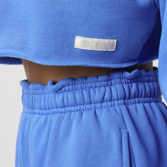 Studio Oversized Cropped Sweatshirt, Ultramarine, L  Studio Oversized Croppet Sweatshirt Marineblå