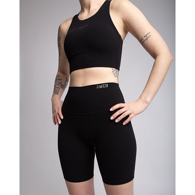 Studio Biker Shorts, Matte Black, XS  Studio Biker Shorts, Matte Black